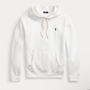 Brand new white polo adjustable hoodie pullover